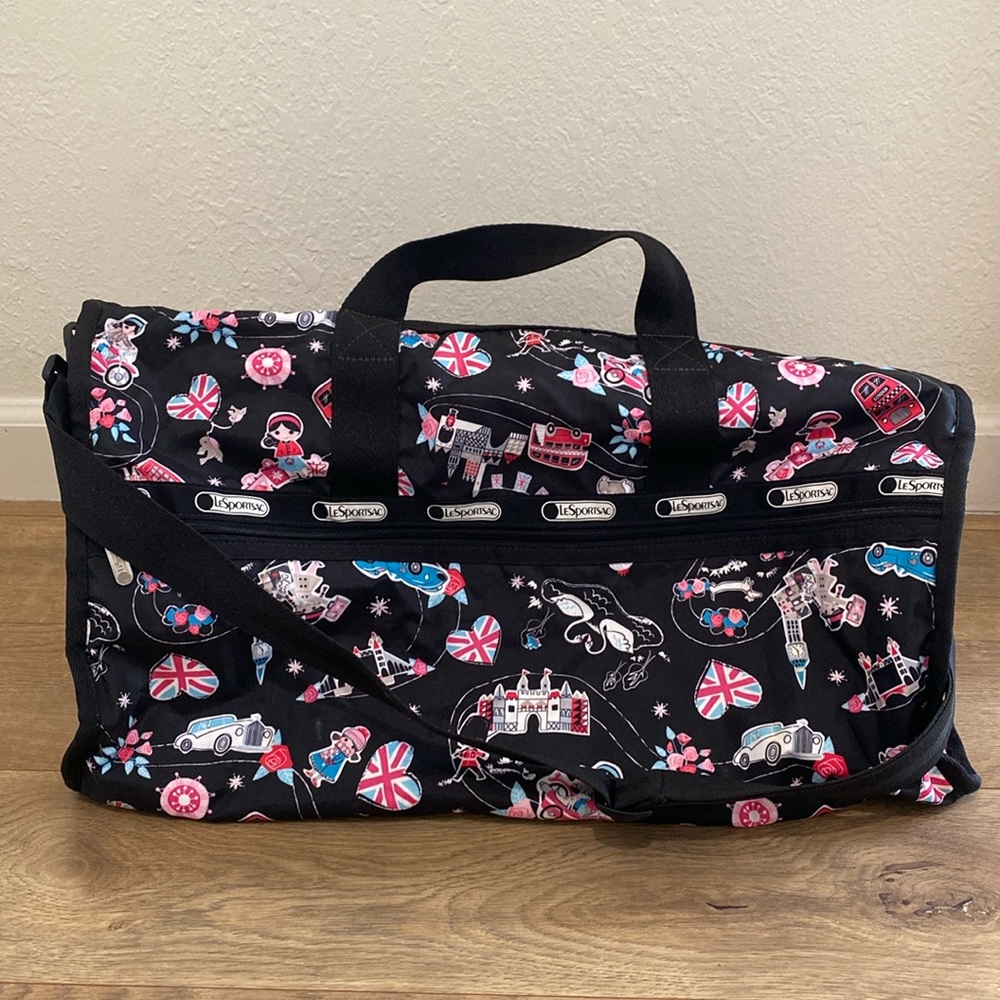 Lesportac large weekender duffle - Disney “It’s a small world” collection